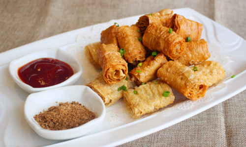 Deep-fried-Tofu-Skin-Rolls