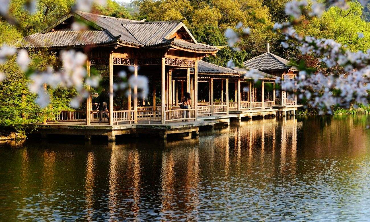 Viewing-Fish-at-the-Flower-Pond