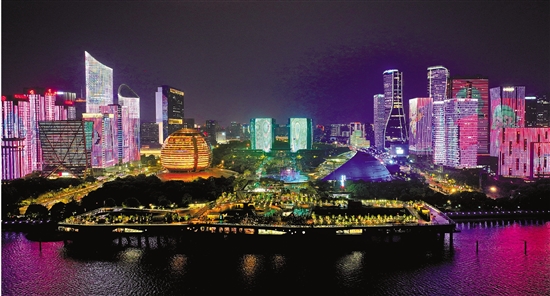 Qianjiang-New-City-Light-Show4 Qianjiang-New-City-Light-Show4